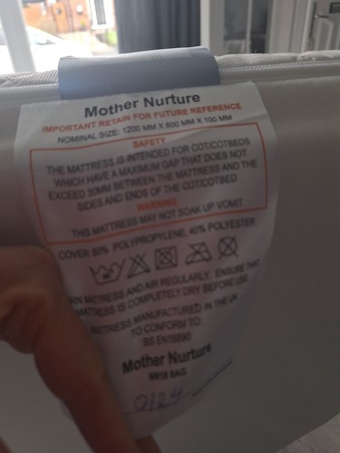 Travel cot mattress 120 - travel, 60